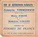 Pochette de La voix du parti communiste Français - Maria Rabaté et Madeleine Vincent