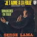 Pochette de Serge Lama - Dimanches en Italie