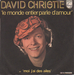 Pochette de David Christie - Le monde entier parle d'amour