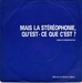 Pochette de Pierre Hiégel - Mais la stéréophonie, qu'est-ce que c'est ? (Face B extrait)